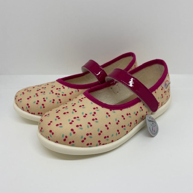 Chaussons Ballerines Velcro - pour Moyennes et Grandes